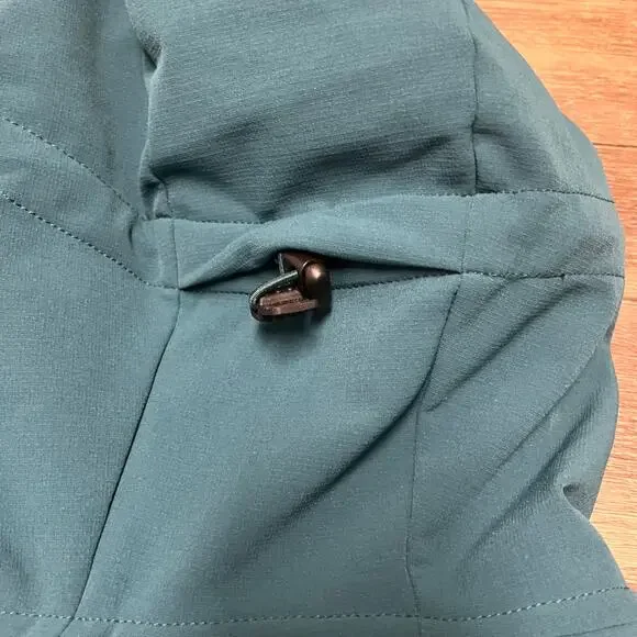 Marmot Moblis Softshell Jacket Womens S Teal Hooded Stretch Gorpcore Windbreaker - Picture 11 of 12